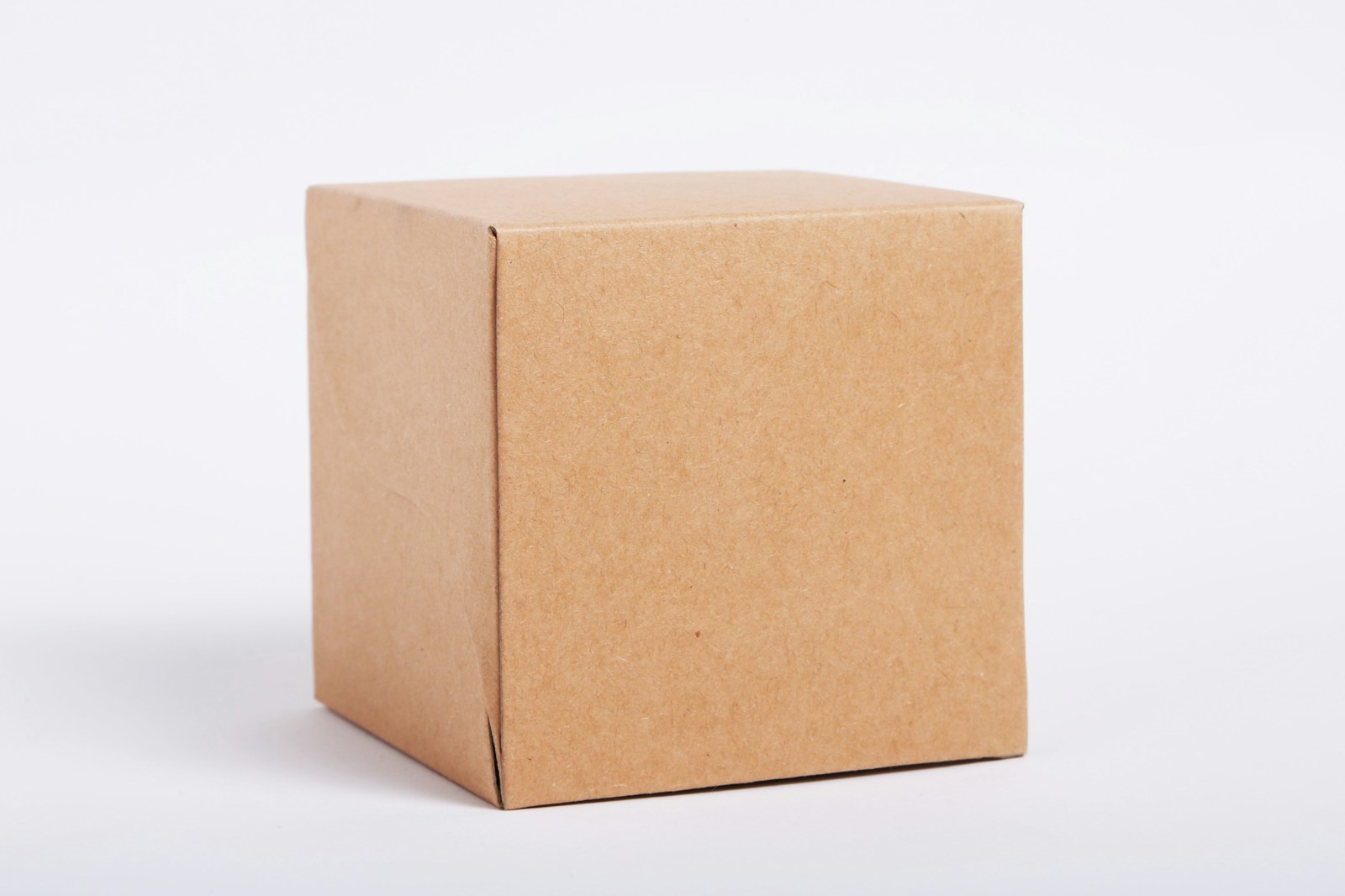 a brown box with a white background